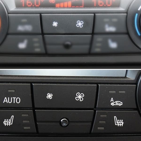 Heve/senke-knapp Air-Flow for klimaanlegg til BMW- 6411 9344 143-MA