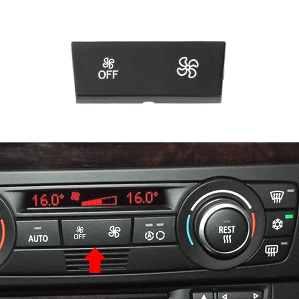 Off/Höja/Sänka-Knapp Air-Flow för luftkonditionering till BMW  - 64119320348-MB