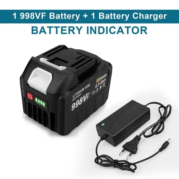 Uppladdningsbart batteri, 22500mAh, Batteriindikator