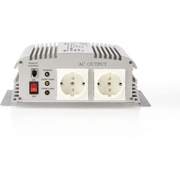 Nedis 1000W invertteri, 24 V DC - 230 V AC