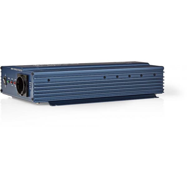 Nedis 1000W ren sinusinverter, 12 V DC - 230 V AC
