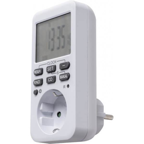 Airam 2623315 - digital timer døgn/uge, IP20