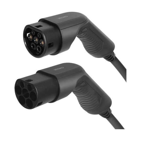 Deltaco e-Charge EV-3205 - elbilopladningskabel, 5 m, Type 2, 3-fase, 32 A