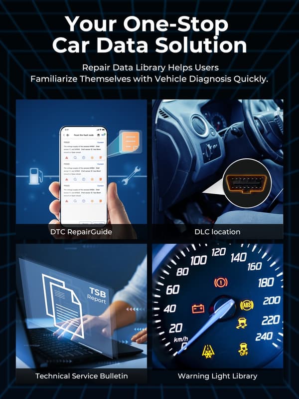 Skanneri, älykäs diagnostiikkatyökalu, Bluetooth OBD2-koodinlukija, TopScan Lite