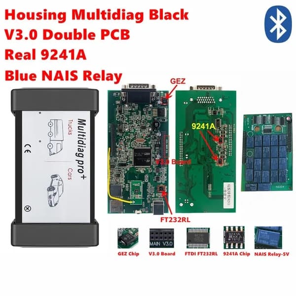 Multidiag Pro Tcs, Bluetooth-yhteys, NEC Relay -teknologia, BT DS Gold