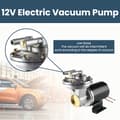 Miniatyrbillede 4 af 5: Elektrisk vakuum pumpe sæt, universel pasform, 12 volt