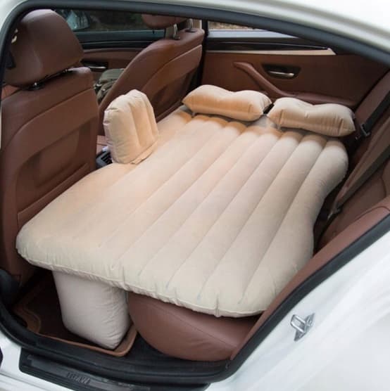 Puhallettava autopatja + beige pumppu