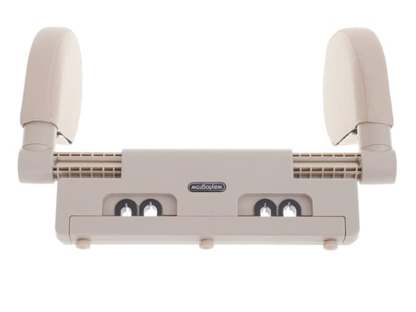 Beige säädettävä auton niskatuki päähän ja niskaan