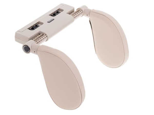 Beige säädettävä auton niskatuki päähän ja niskaan