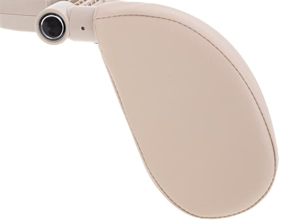 Beige säädettävä auton niskatuki päähän ja niskaan