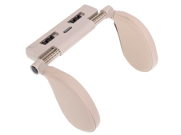 Beige säädettävä auton niskatuki päähän ja niskaan