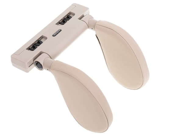 Beige säädettävä auton niskatuki päähän ja niskaan