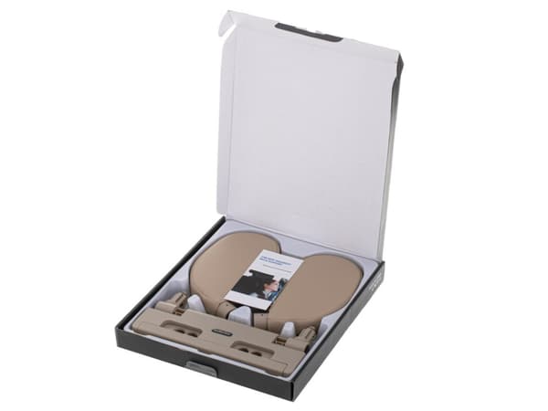 Beige säädettävä auton niskatuki päähän ja niskaan