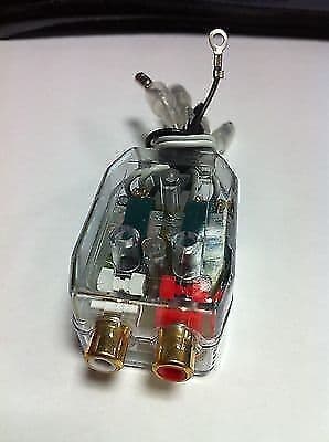 CAR AUDIO SPEAKER TO RCA LINE LEVEL CONVERTER ADAPTOR HIGH/LOW 2 CHANNEL
