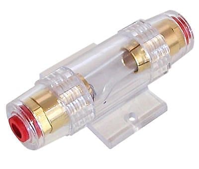 AGU 4 & 8 AWG GAUGE IN LINE CAR AUDIO FUSE HOLDER POWER CABLE AMP AMPLIFIERS