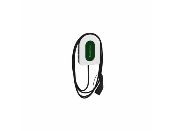 SCHNEIDER ELECTRIC Schneider Charge latauslaatikko 3P+N, liitetty kaapeli 7 metriä, 11kW, 16A Mitat (W) 244mm x (H) 352mm x (D) 107mm. Paino 5,1 kg ( Valkoinen