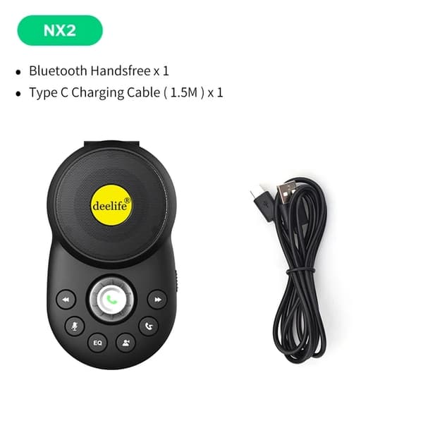 Bluetooth bilhandsfree högtalartelefon kit, BT 50, Auto Hand Free, Med biladapter