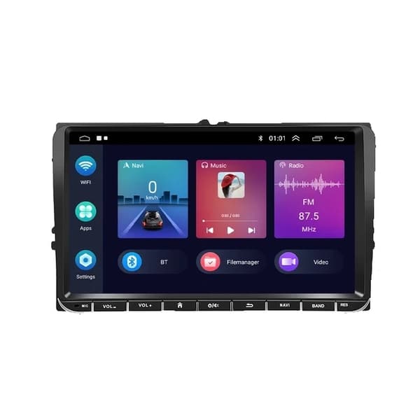 Carplay Android Auto bilradio, multimedieafspiller, GPS, V1 2 32G 12LED