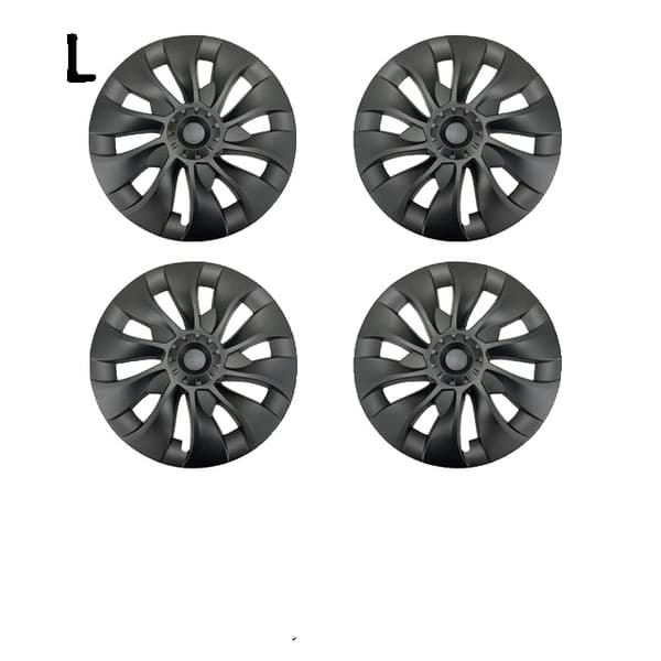 Tesla Model 3 navkapsel, Original udskiftning, Fuld dækning, Mat Sort