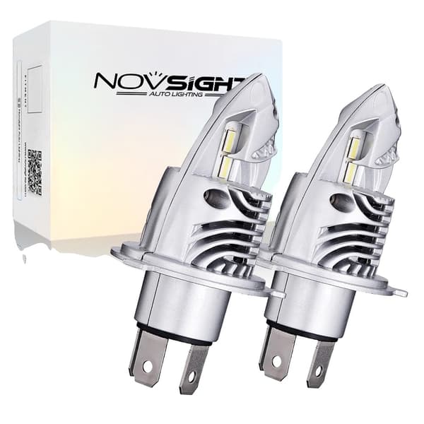 LED-bilstrålkastarlampor, minidesign, 12000LM ljusstyrka, H4/9003/HB2 Hi/Lo