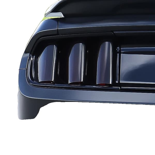 Bilens baglygte dæksel, akryl røget sort, passer til Ford Mustang 2015-2017., Sort