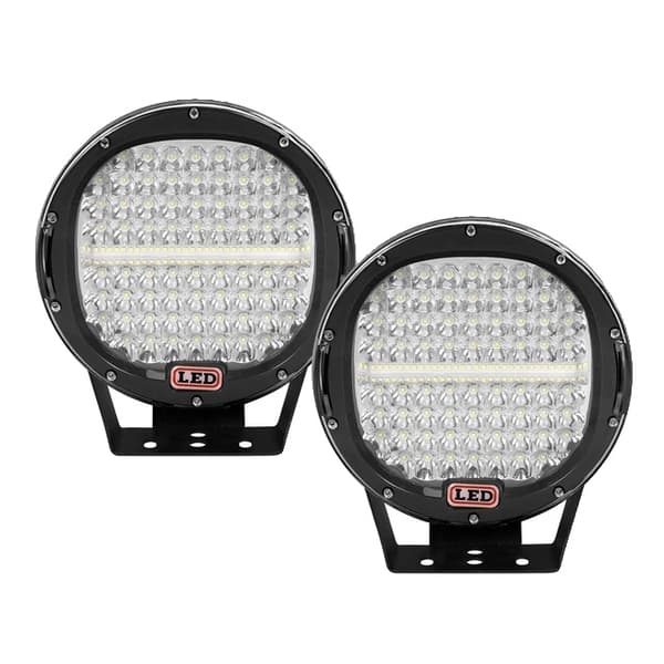 Offroadbil Bullbar, 294W Hög Effekt, Rött Strålkastare, Svart Black