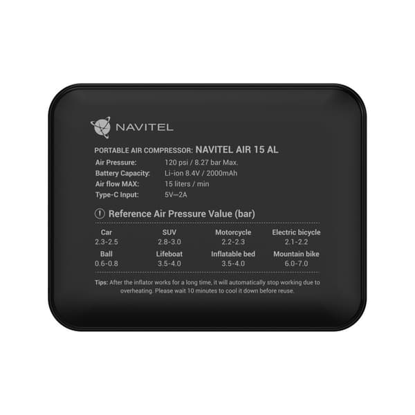 NAVITEL AIR15AL luftkompressor