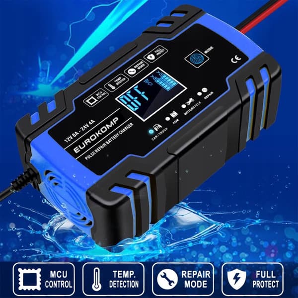 Automatisk ensretter 12V 8A-24V 4A E6148