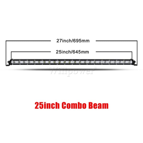 LED Lysbjælke, Slankt Design, Offroad Brug, 2 stk 13 tommer Spot Beam