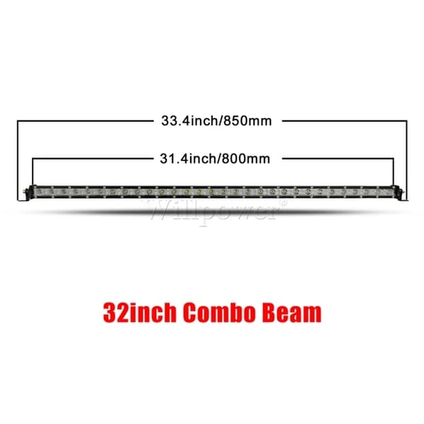 LED Lysbjælke, Slankt Design, Offroad Brug, 2 stk 13 tommer Spot Beam