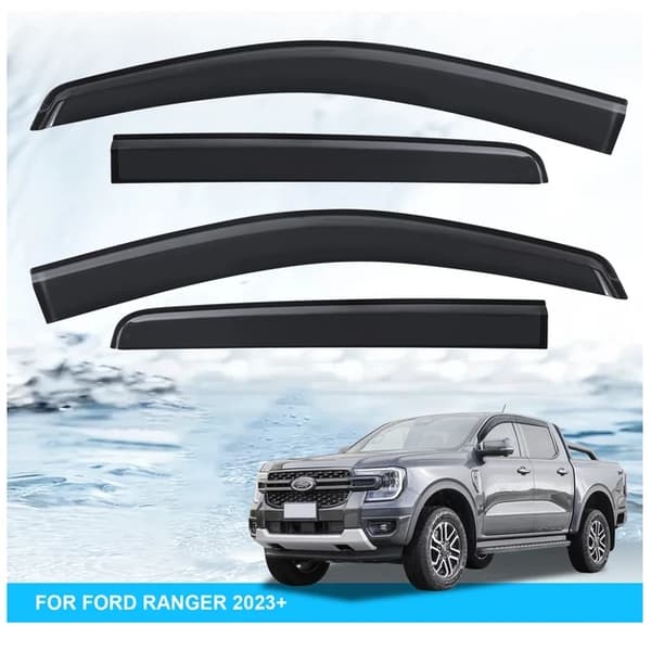 Ford Ranger Raptor 2023 -varusteet, Weathershield-suunnittelu, kaksinkertainen hytti sovitus, ikkunansuoja