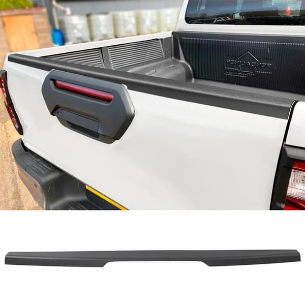 Toyota Hilux Revo Säng Rail Cover, Mattsvart Finish, Enkel Installation, 2021-2023