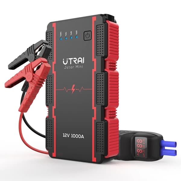 Hyppykäynnistin Power Bank, 1000A huippuvirta, kannettava ja hätäapu, JS-mini