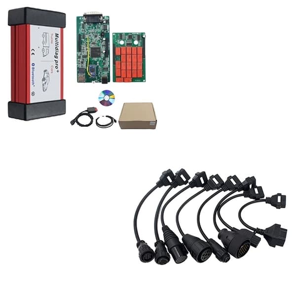 Bil Lastbil ODB2-skanner, Multidiag Pro+, Bluetooth 43-teknik, Fri frakt, V30 Med BT