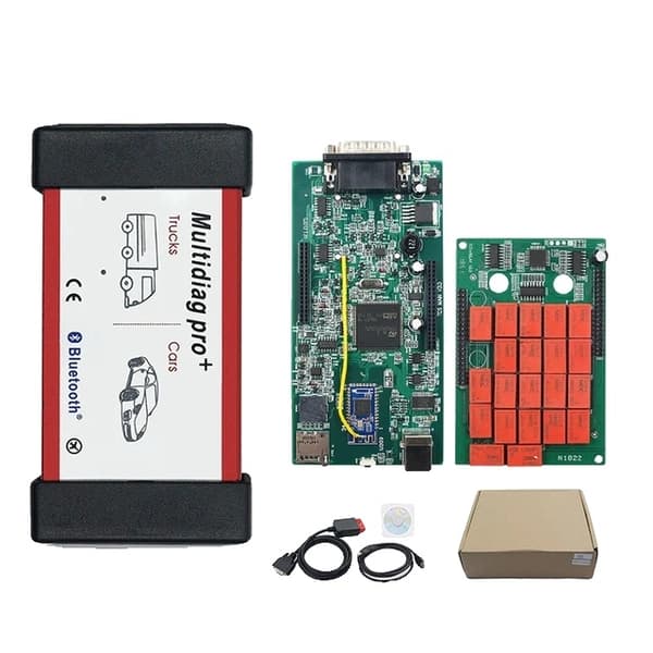 Auton kuorma-auto ODB2-skanneri, Multidiag Pro+, Bluetooth 43 -teknologia, ilmainen toimitus, V30 Bluetoothilla V3.0 With BT