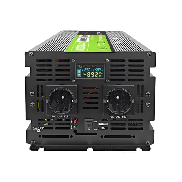 Green Cell - PowerInverter-jännitemuunnin LCD-näytöllä 48V - 230V 5000W/10000W Puhdas siniaalto