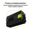 Miniatyrbillede 8 af 9: Green Cell - Spændingsomformer Inverter 24V til 230V 1000W/2000W Ren sinusbølge