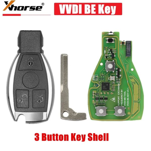 VVDI BE Key Pro, parannettu versio, Benz Smart Key Shellille, Vihreä, 2