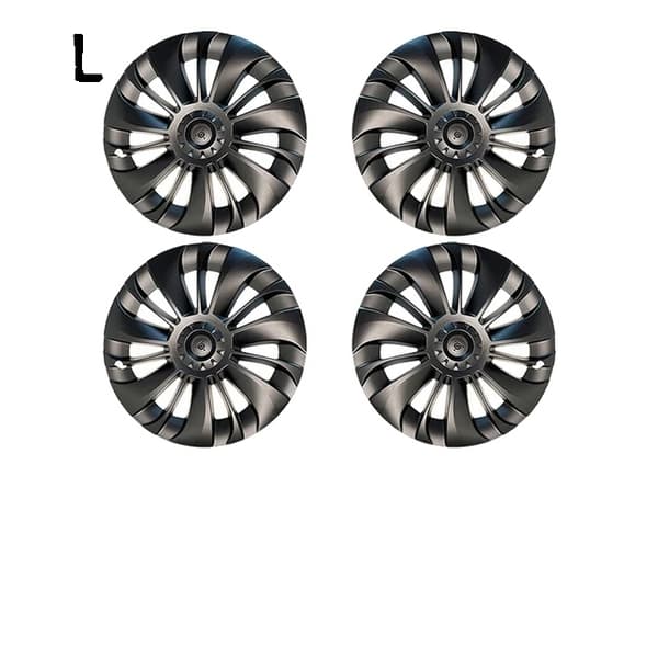 Tesla Model Y Hub Cap, Performance Udskiftning, Fuld Fælgdæksel, Rød