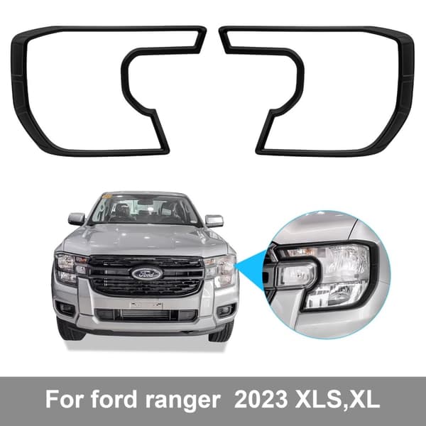 Ford Ranger 2023 XLT XLS XL, Ajovalon suojus, Takavalon suojus, Ivory