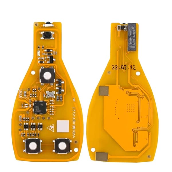 VVDI BE Key Pro, forbedret version, til Benz Smart Key Shell, 3 knap ingen token, 10 stykker