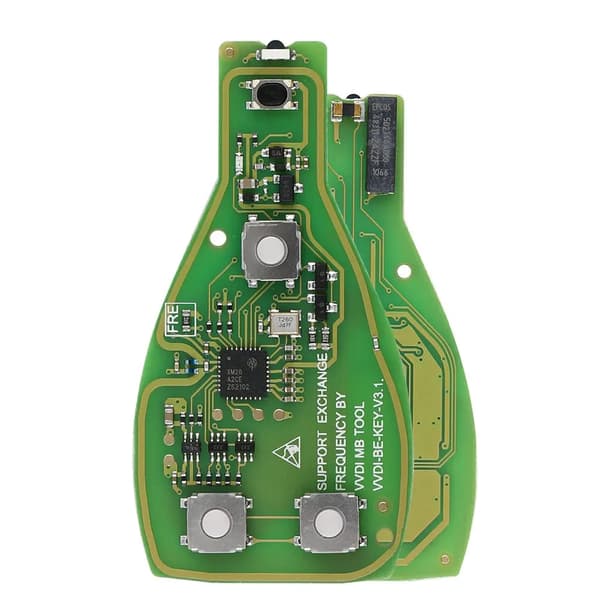 VVDI BE Key Pro, forbedret version, til Benz Smart Key Shell, 3 knap ingen token, 10 stykker