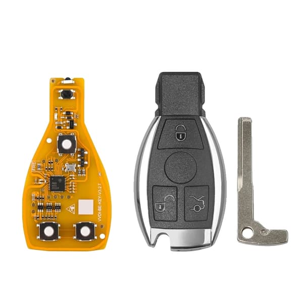 VVDI BE Key Pro, keltainen väri, älykäs avainkuori, 5 sarjaa 3 painiketta 10 Sets 3 Buttons