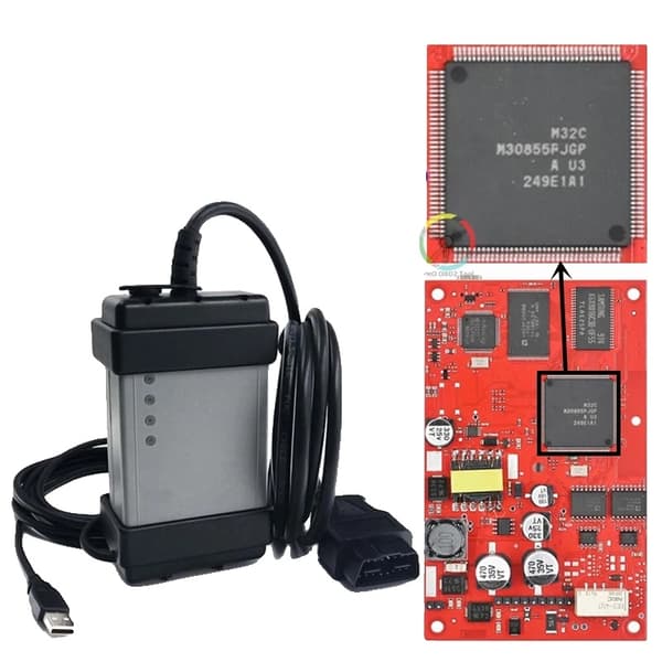 Diagnosticværktøj, USB-forbindelse, OBDII-scanner, 2014D J2534