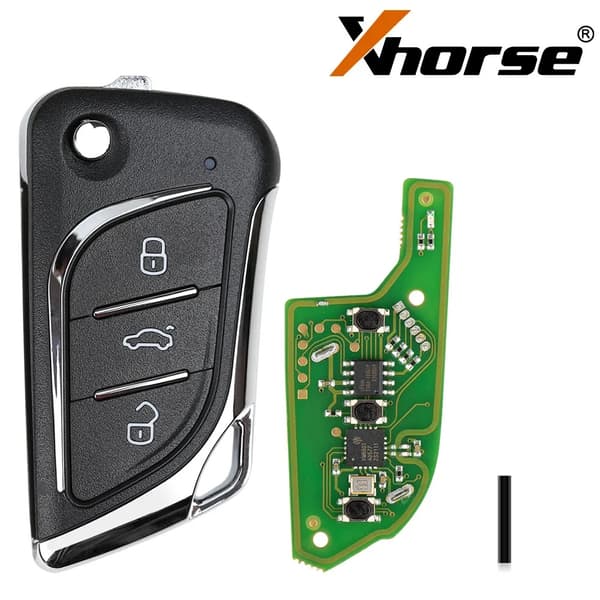 Xhorse XK Langallinen Kaukoavain, 5 KPL/ERÄ, Yhteensopiva Mini Key Toolin kanssa, Fédération de russie, XKB501EN