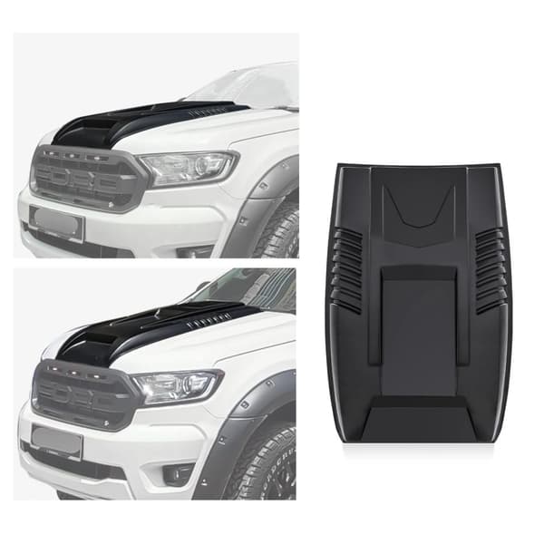 Ford Rangerin konepellin tuuletusaukko, mattamusta viimeistely, yhteensopiva useiden Ford-mallien kanssa., konepelti