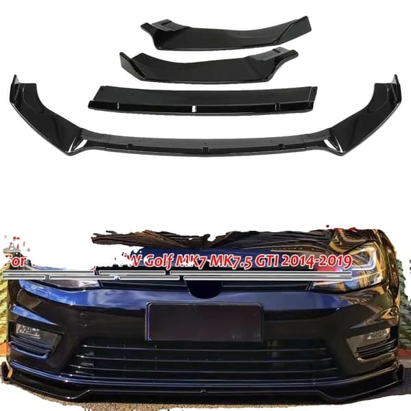 Bil Front Bumper Splitter, Nem Installation, Forbedret Aerodynamik