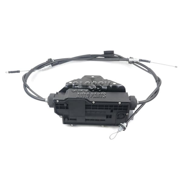 Elektrisk parkeringsbremseaktuator-kit, kompatibel med BMW X5 E70 X6 E71 E72, inkluderer kontrolenhed, bremsemodul og controller.