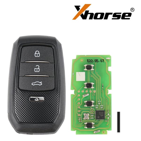 Toyota Smart Key, Stöd för 4D 8A 4A, Nyckelskal ingår