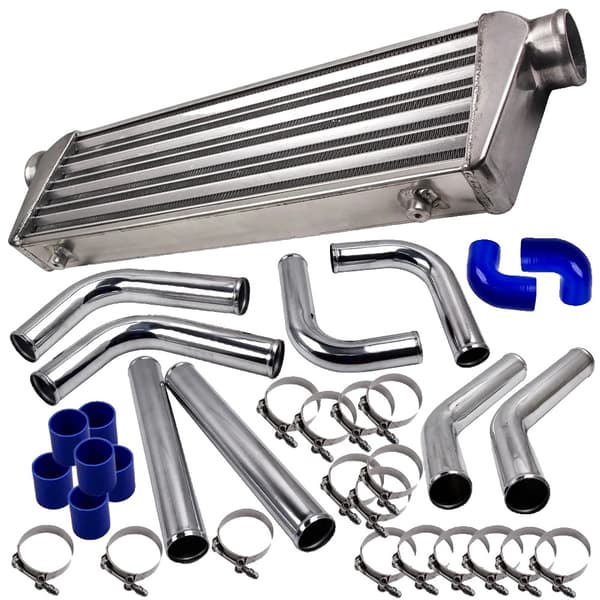 Universal Front Mount Intercooler, Rør og Fin Design, Størrelse 27 x 7 x 25 tommer